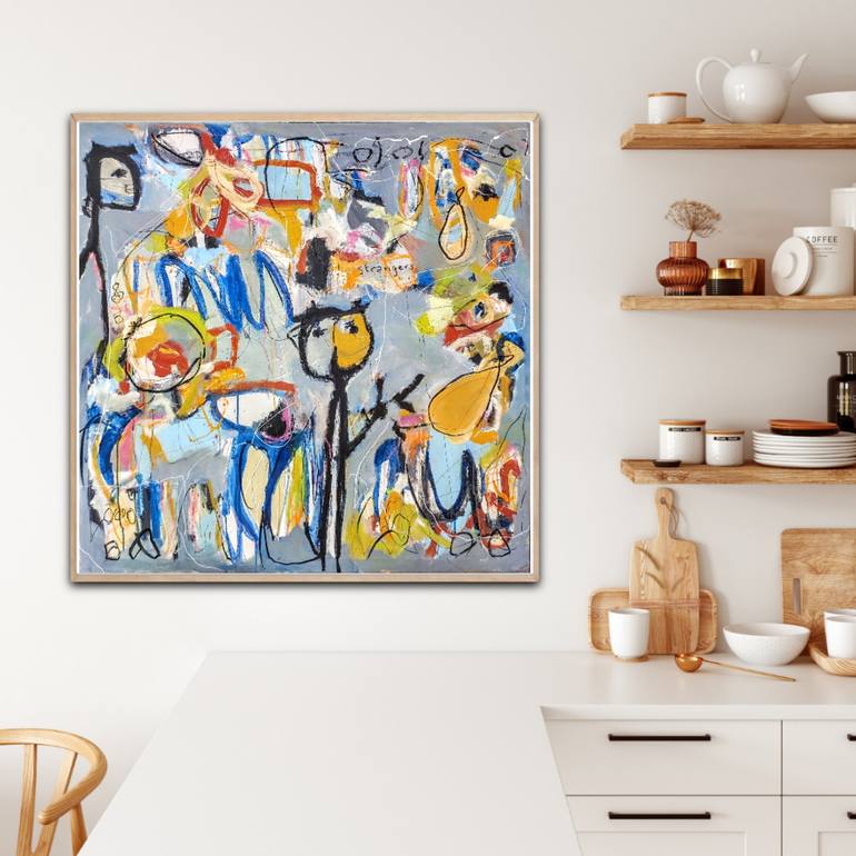 Original Expressionism Abstract Painting by Alfonso Sánchez