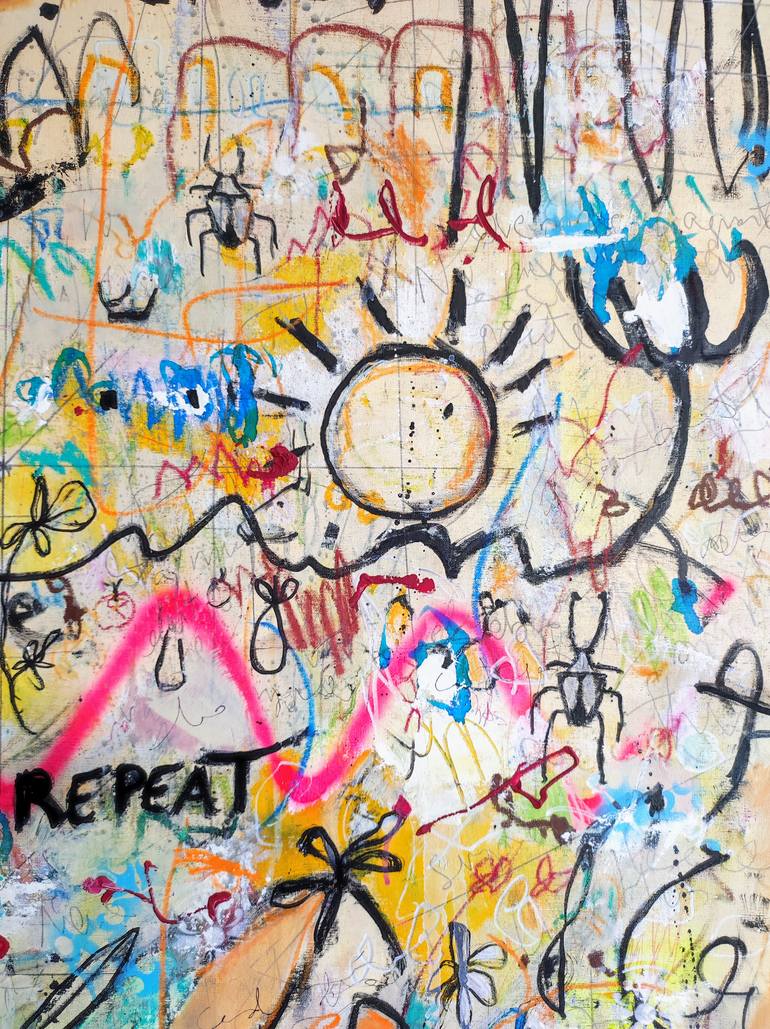 Original Abstract Expressionism Abstract Painting by Alfonso Sánchez