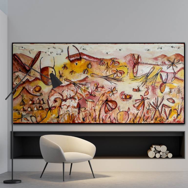 Original Expressionism Abstract Painting by Alfonso Sánchez