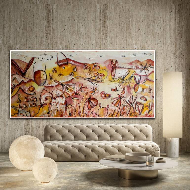 Original Expressionism Abstract Painting by Alfonso Sánchez