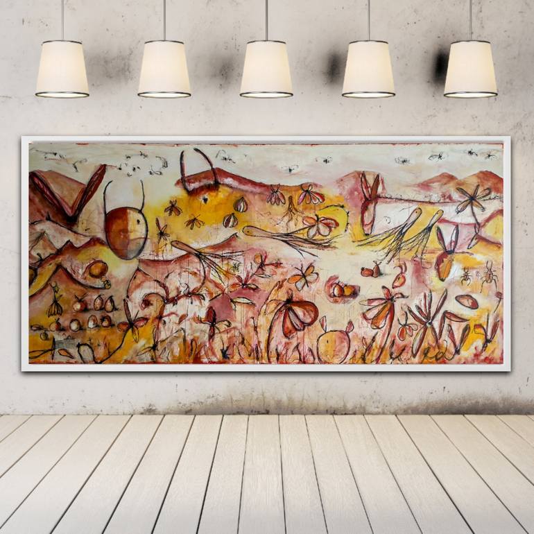 Original Expressionism Abstract Painting by Alfonso Sánchez