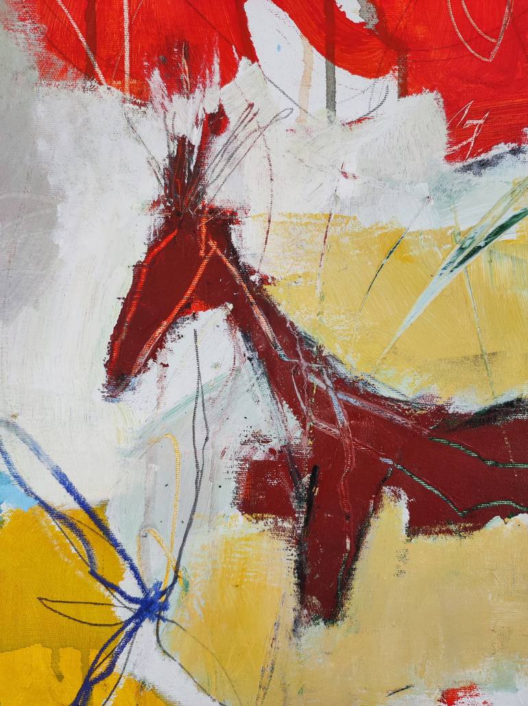 Original Abstract Expressionism Abstract Painting by Alfonso Sánchez