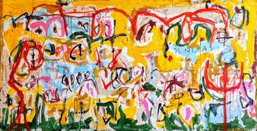 Original Abstract Expressionism Abstract Paintings by Alfonso Sánchez