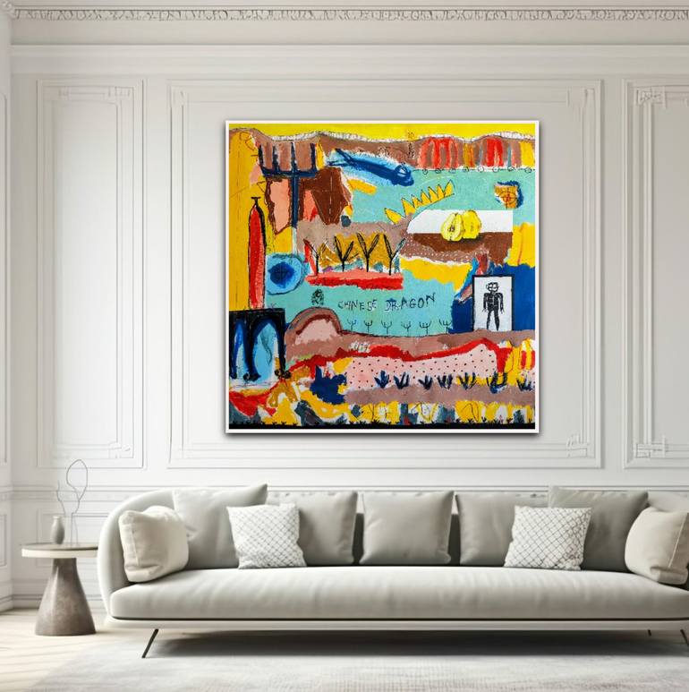 Original Expressionism Abstract Painting by Alfonso Sánchez