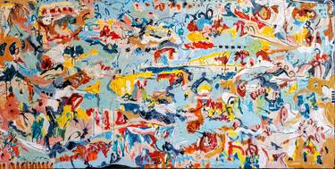 Original Abstract Expressionism Abstract Paintings by Alfonso Sánchez