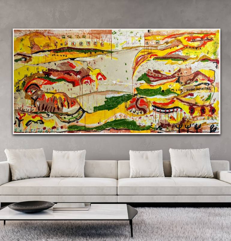 Original Abstract Painting by Alfonso Sánchez