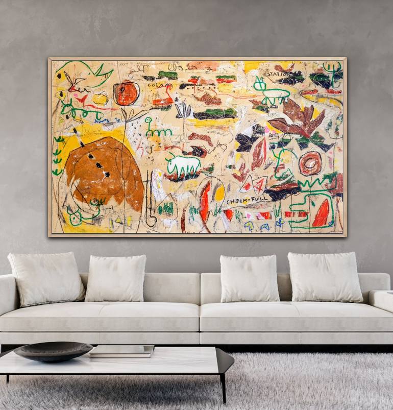 Original Expressionism Abstract Painting by Alfonso Sánchez