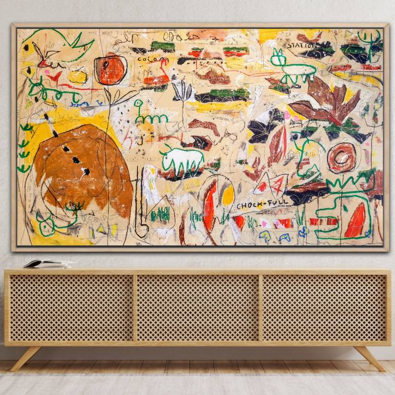 Original Expressionism Abstract Painting by Alfonso Sánchez