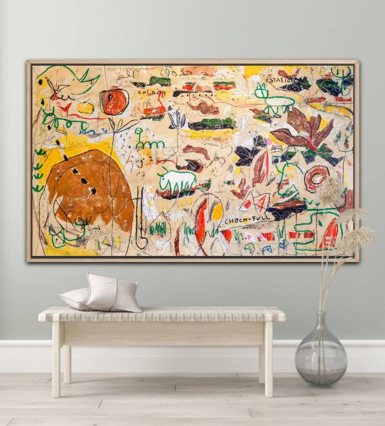 Original Expressionism Abstract Painting by Alfonso Sánchez
