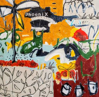 Original Expressionism Abstract Paintings by Alfonso Sánchez