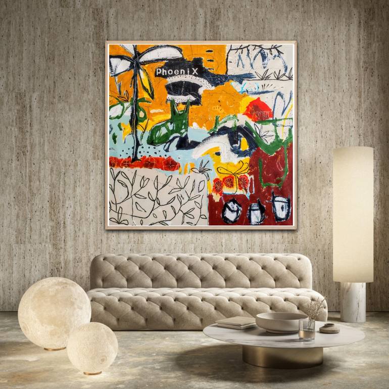 Original Expressionism Abstract Painting by Alfonso Sánchez