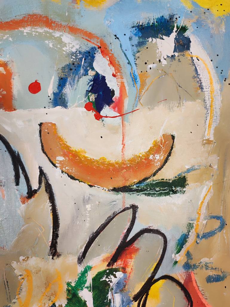 Original Expressionism Abstract Painting by Alfonso Sánchez