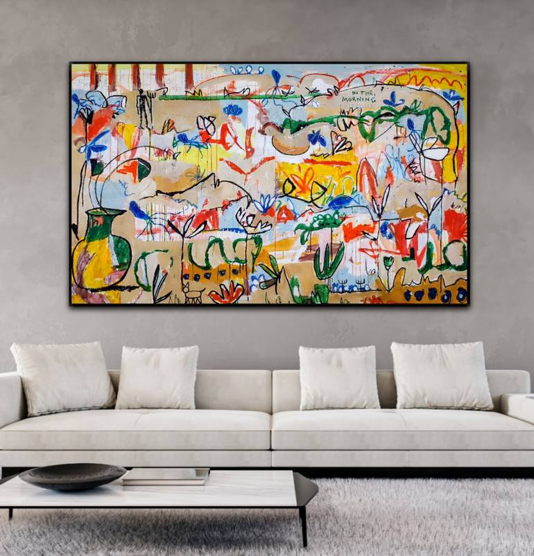 Original Expressionism Abstract Painting by Alfonso Sánchez