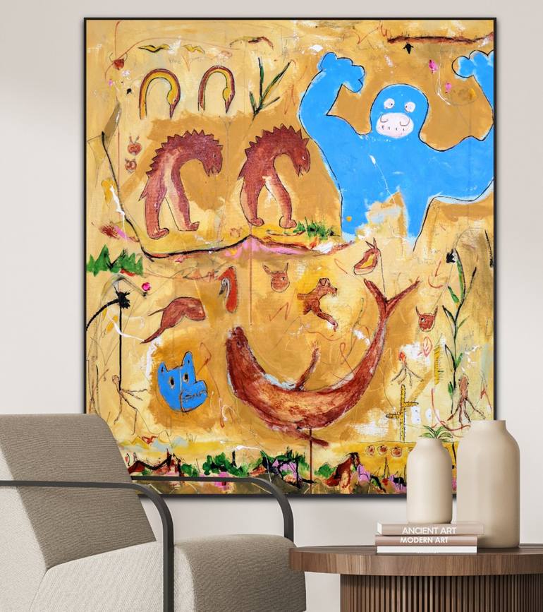 Original Expressionism Nature Painting by Alfonso Sánchez
