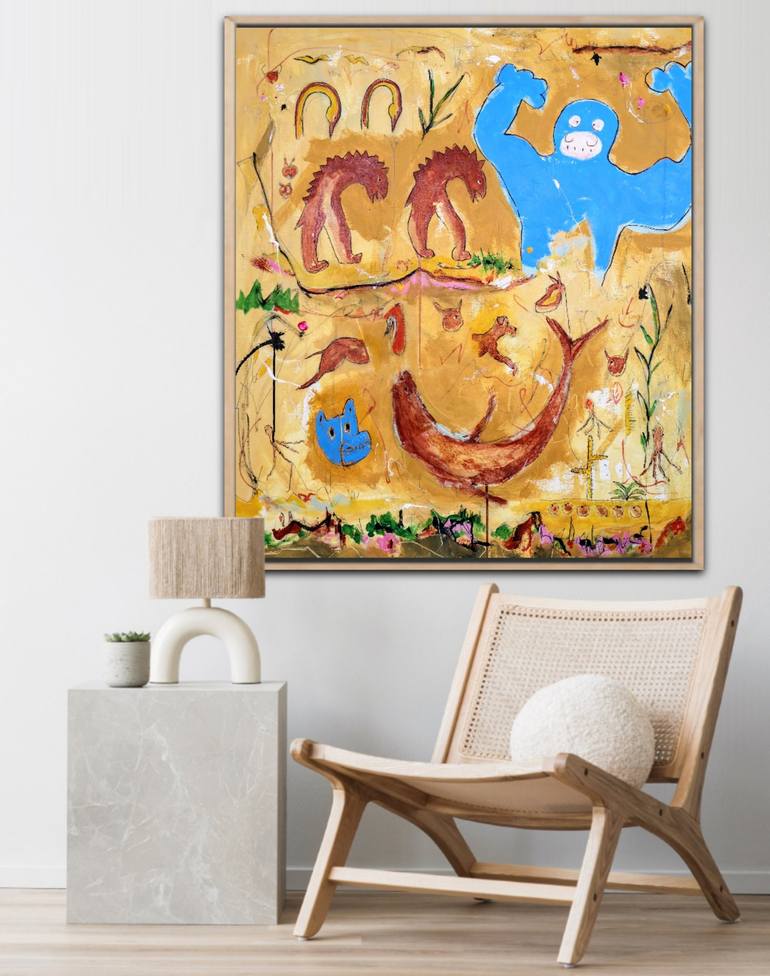 Original Expressionism Nature Painting by Alfonso Sánchez