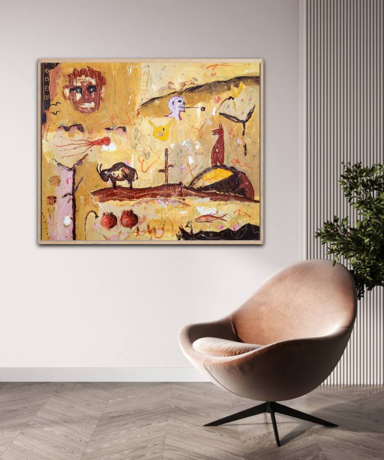 Original Expressionism Nature Painting by Alfonso Sánchez