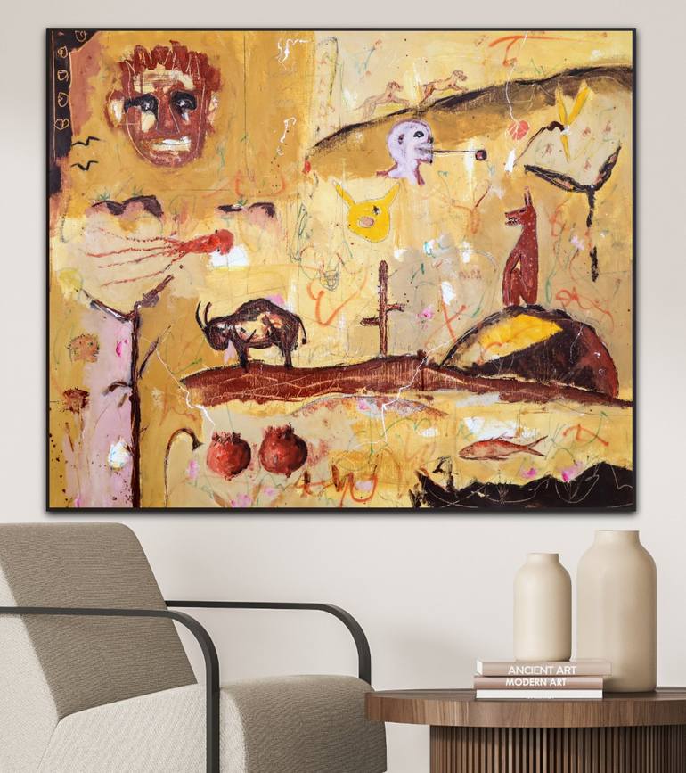 Original Expressionism Nature Painting by Alfonso Sánchez