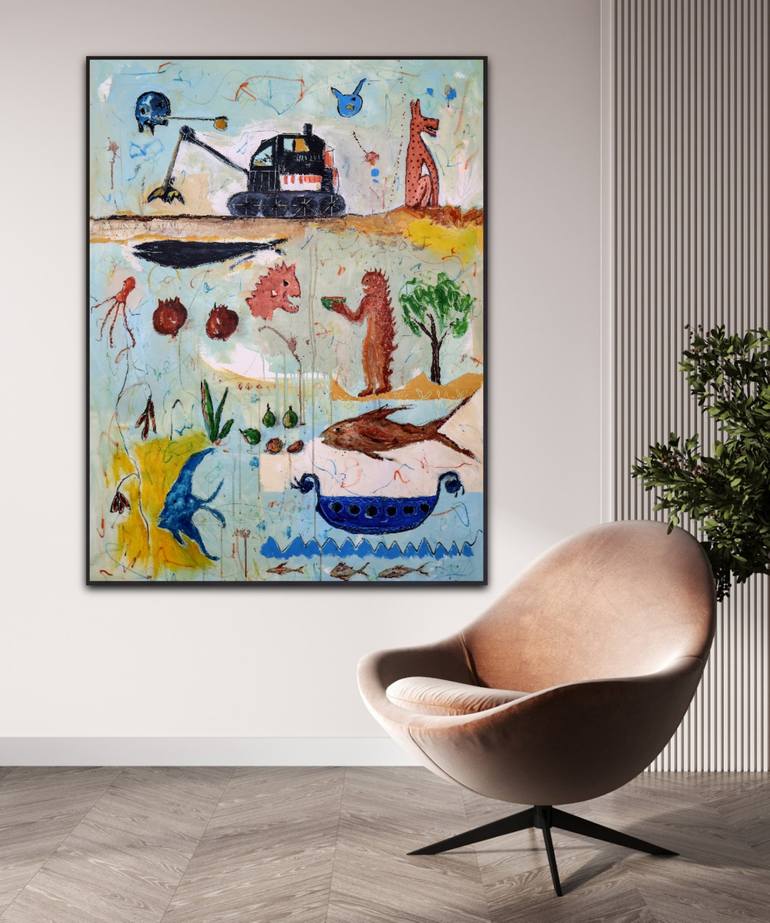 Original Expressionism Nature Painting by Alfonso Sánchez