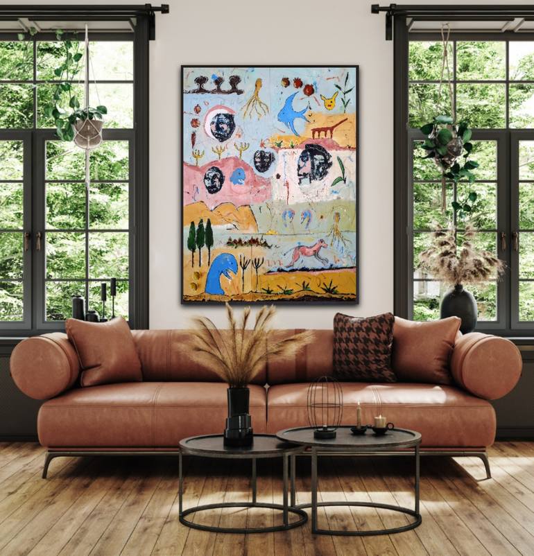 Original Expressionism Nature Painting by Alfonso Sánchez