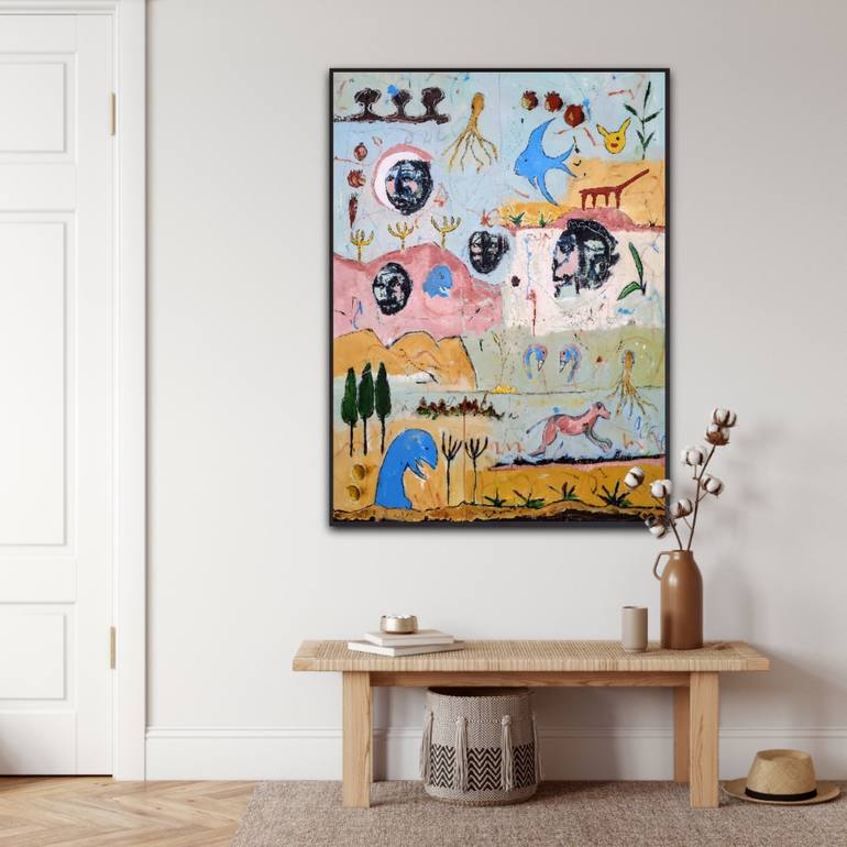 Original Expressionism Nature Painting by Alfonso Sánchez