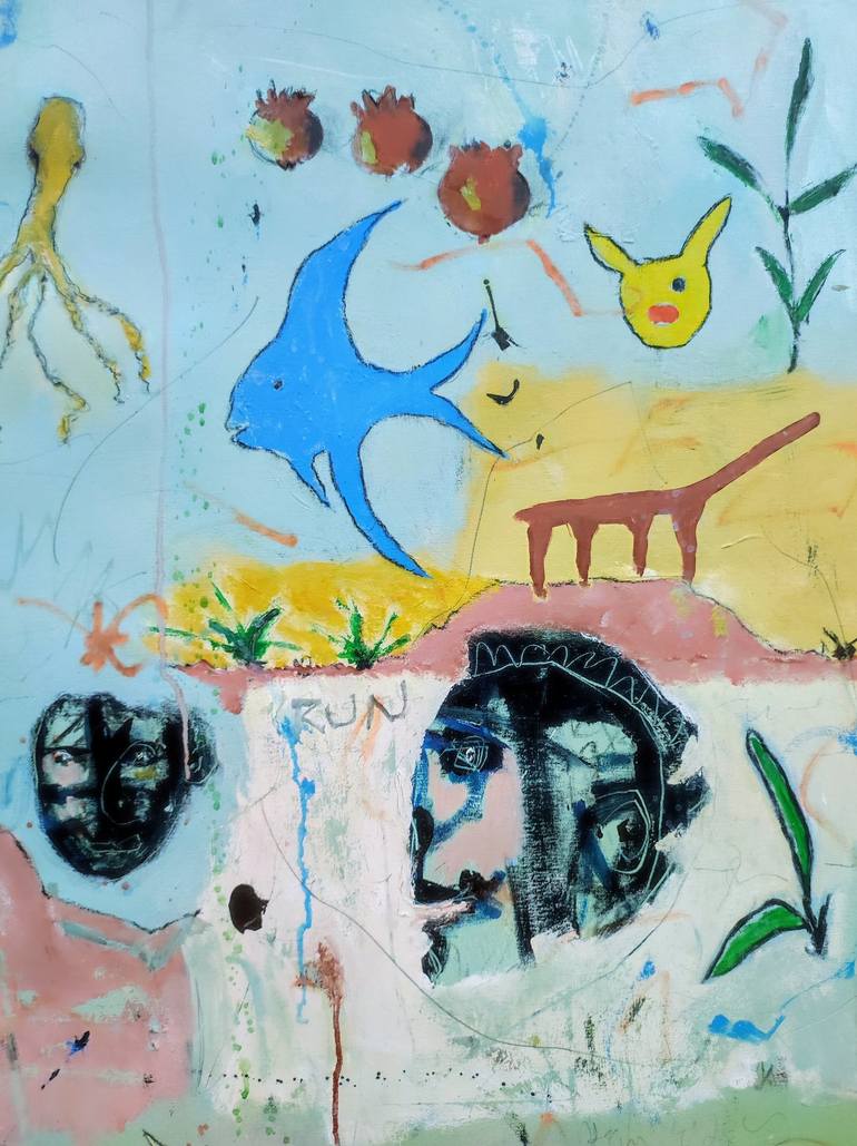 Original Expressionism Nature Painting by Alfonso Sánchez