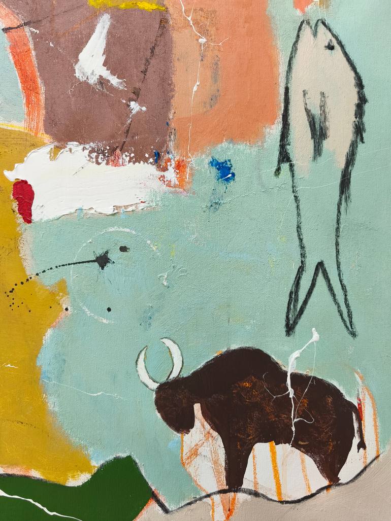 Original Expressionism Abstract Painting by Alfonso Sánchez