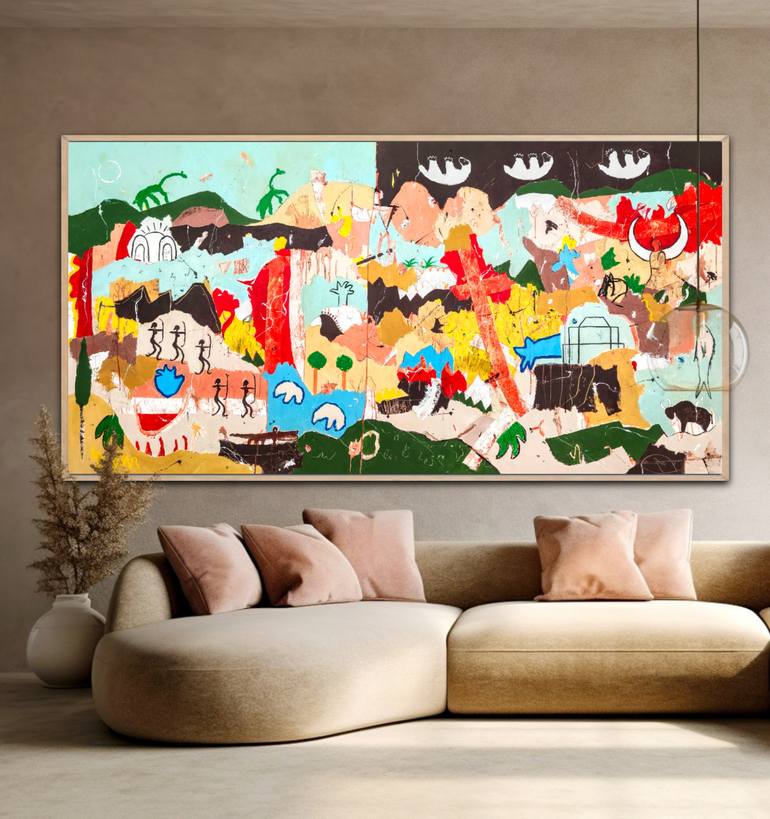 Original Expressionism Abstract Painting by Alfonso Sánchez