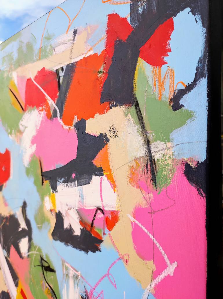 Original Abstract Expressionism Abstract Painting by Alfonso Sánchez