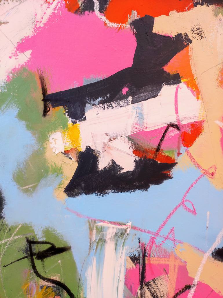 Original Abstract Expressionism Abstract Painting by Alfonso Sánchez