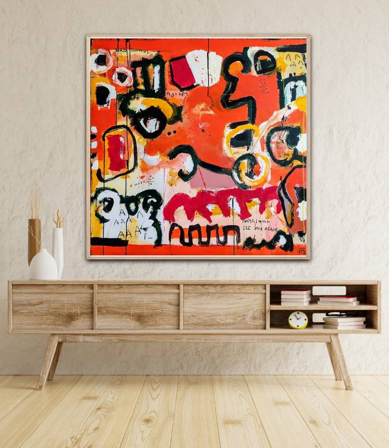 Original Abstract Painting by Alfonso Sánchez