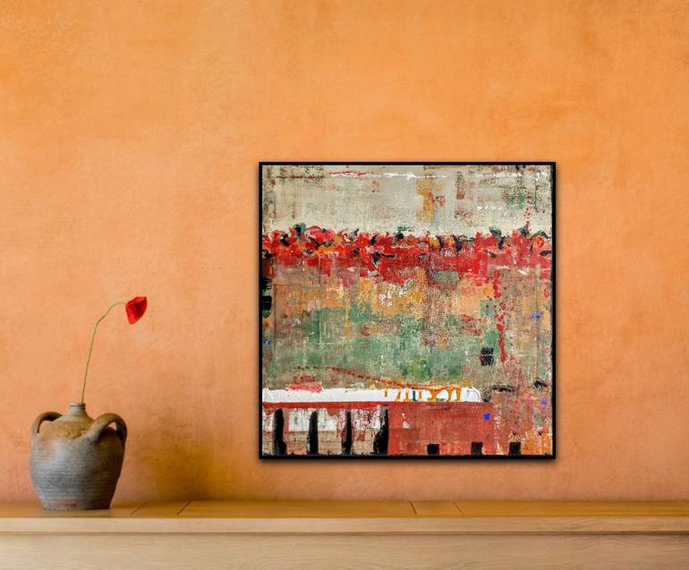 Original Abstract Expressionism Abstract Painting by Alfonso Sánchez