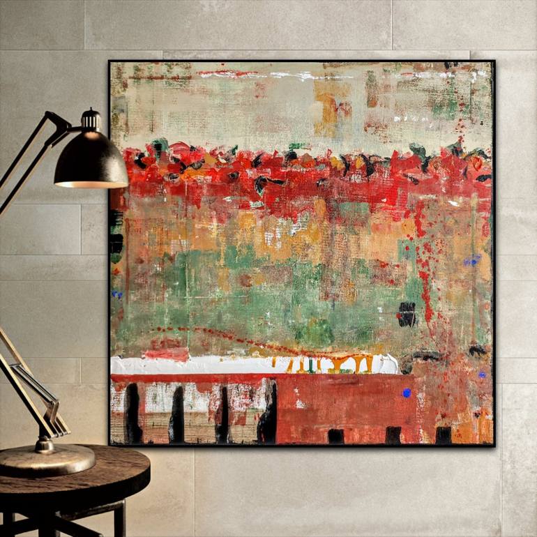 Original Abstract Painting by Alfonso Sánchez