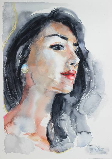 Original Portrait Paintings by Tijen Sikar Parla