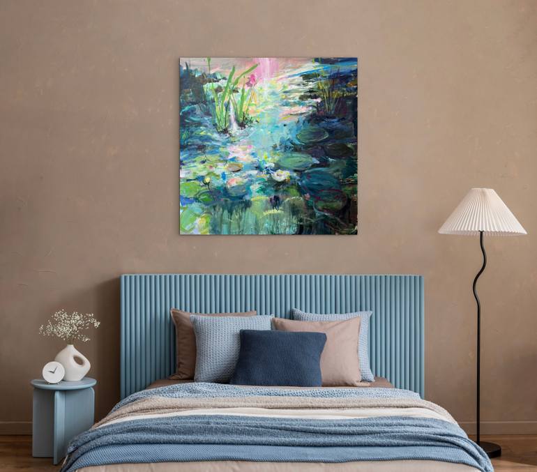 Original Abstract Expressionism Abstract Painting by Ayse Mcgowan