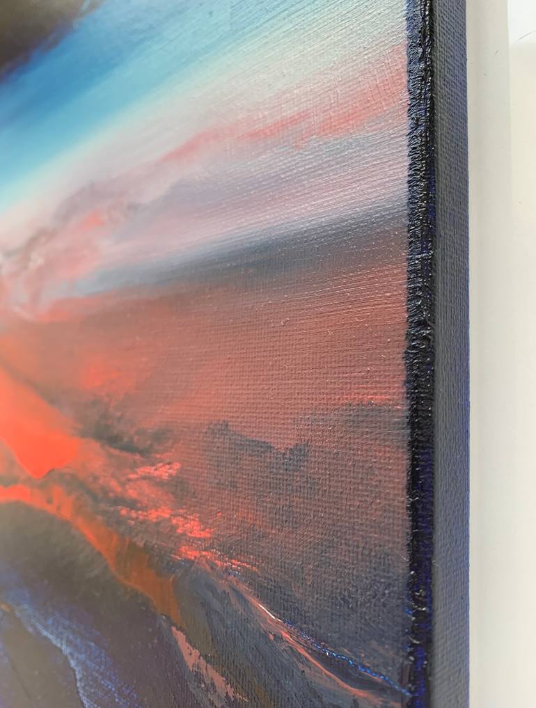 Original Abstract Landscape Painting by Antonina Runovska