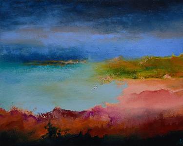 Original Abstract Landscape Paintings by Antonina Runovska