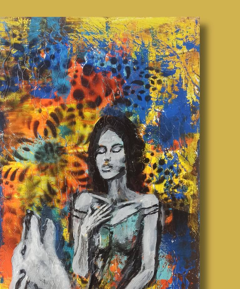 Original Figurative Abstract Painting by Natalia Kichatova