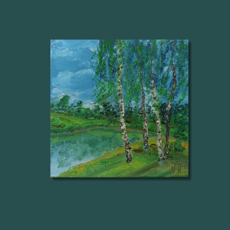 Original Classicism Landscape Painting by Natalia Kichatova