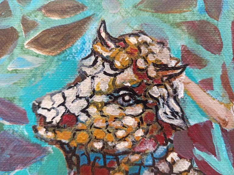 Original Pop Art Classical Mythology Painting by Natalia Kichatova