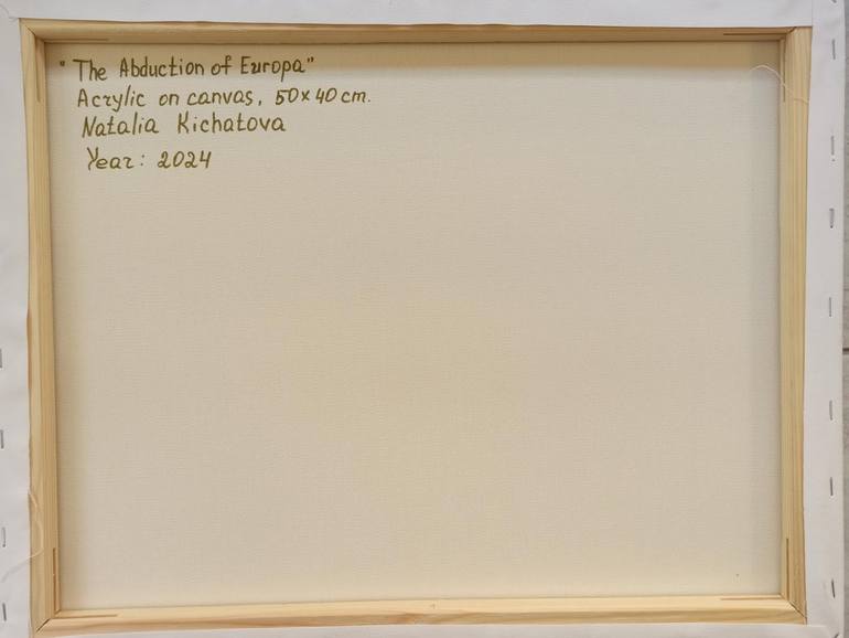 Original Pop Art Classical Mythology Painting by Natalia Kichatova