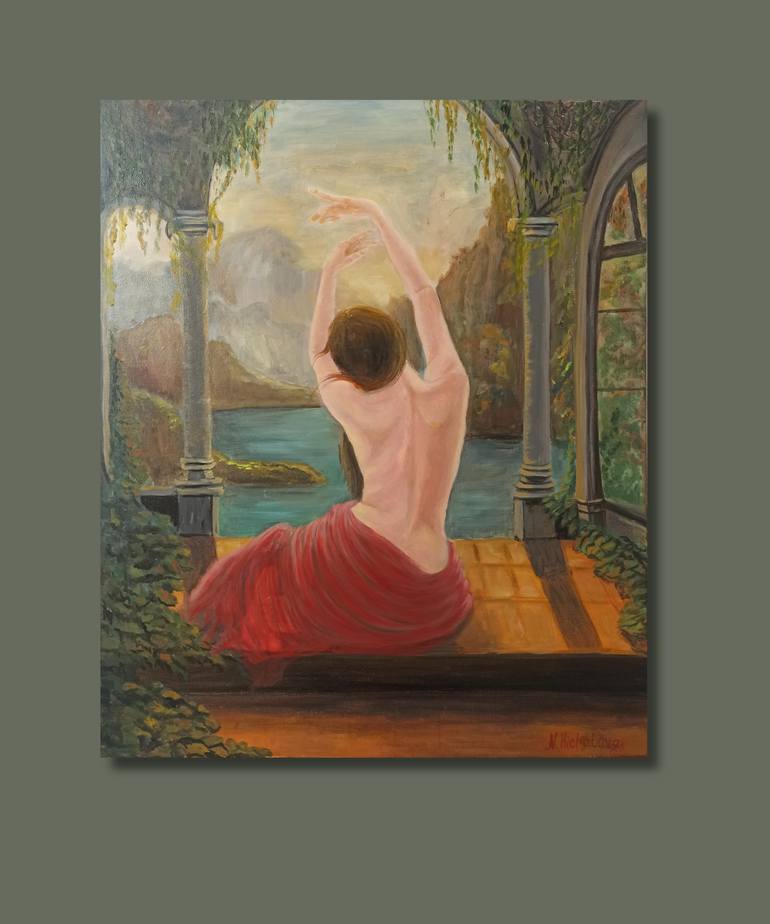 Original Classicism Women Painting by Natalia Kichatova