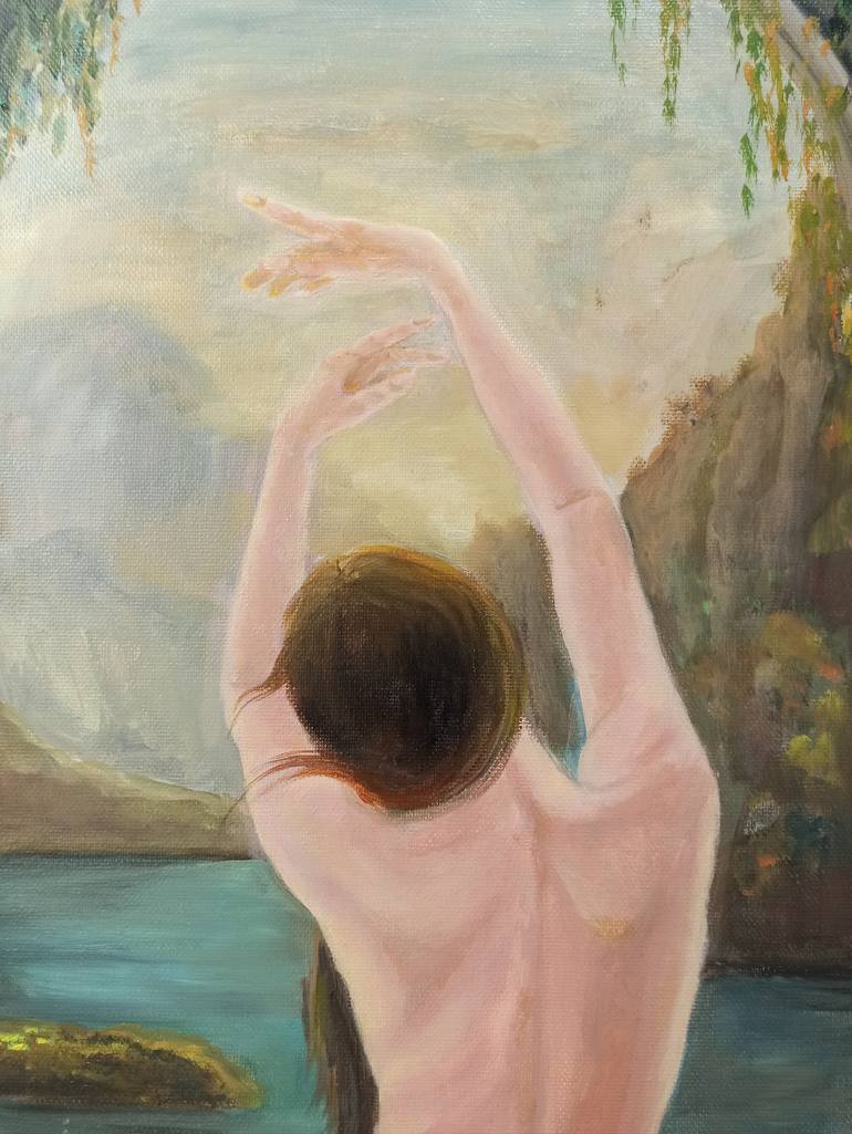 Original Classicism Women Painting by Natalia Kichatova