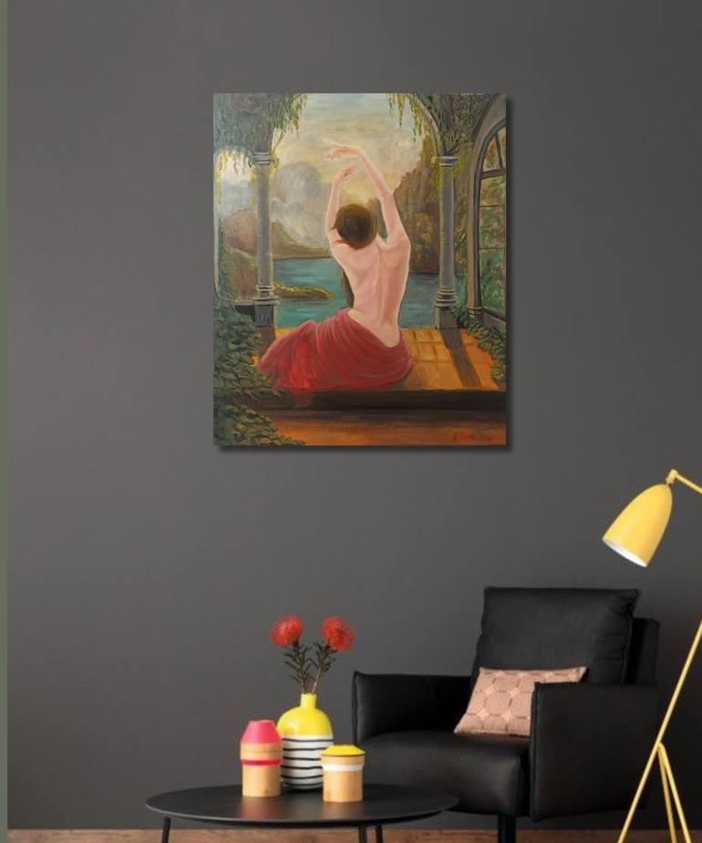 Original Classicism Women Painting by Natalia Kichatova