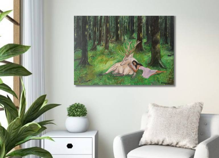 Original Expressionism Landscape Painting by Natalia Kichatova