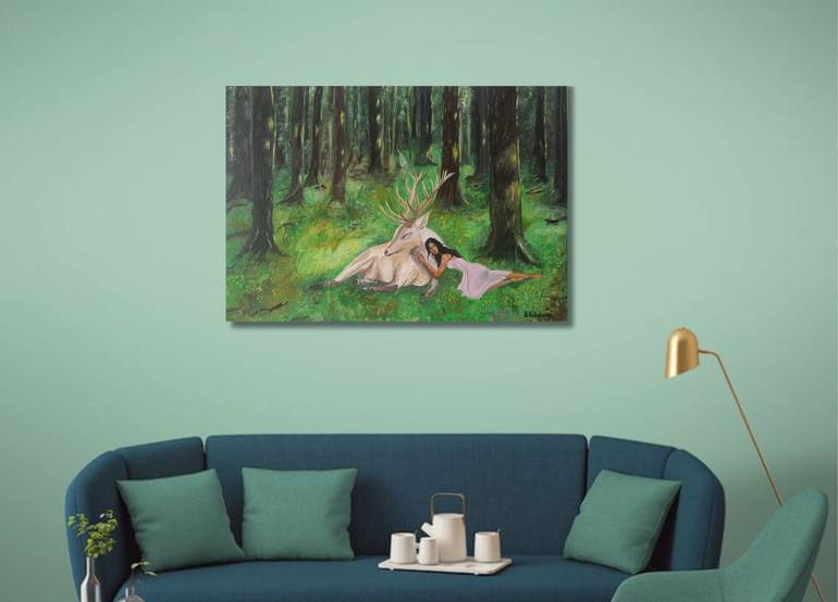 Original Expressionism Landscape Painting by Natalia Kichatova