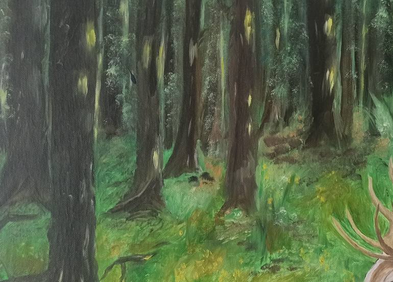 Original Expressionism Landscape Painting by Natalia Kichatova