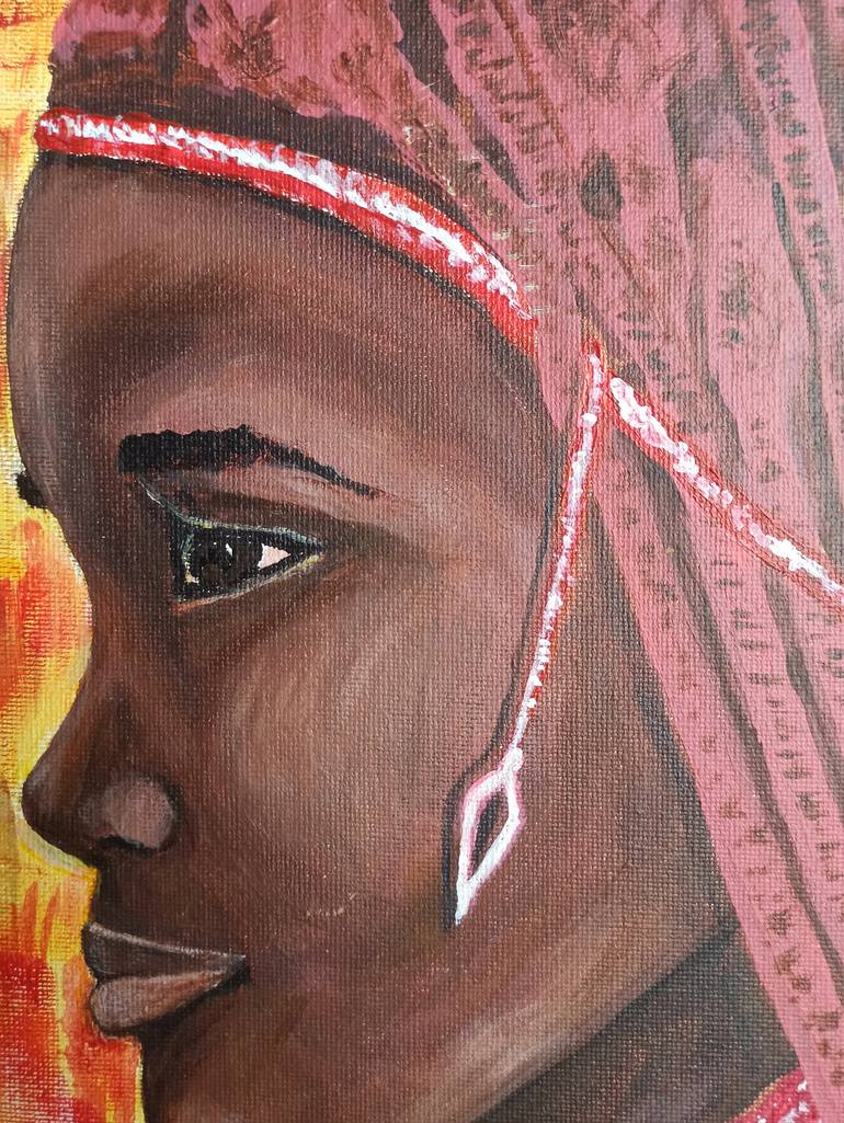 Original Modernism People Painting by Natalia Kichatova