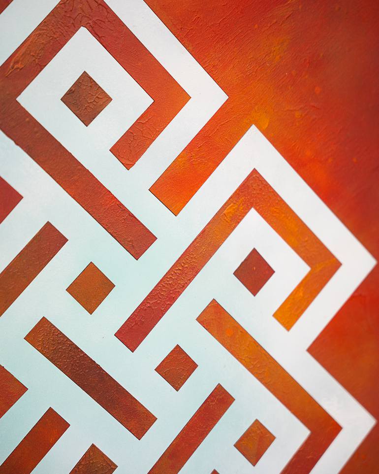 Original Abstract Expressionism Abstract Painting by Lewis Deeney