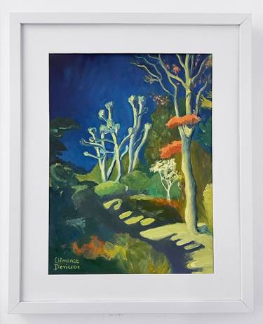 Original Expressionism Landscape Paintings by Clemence Devienne