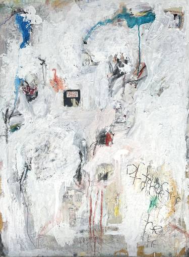 Original Abstract Expressionism Abstract Mixed Media by Sean Hemeon